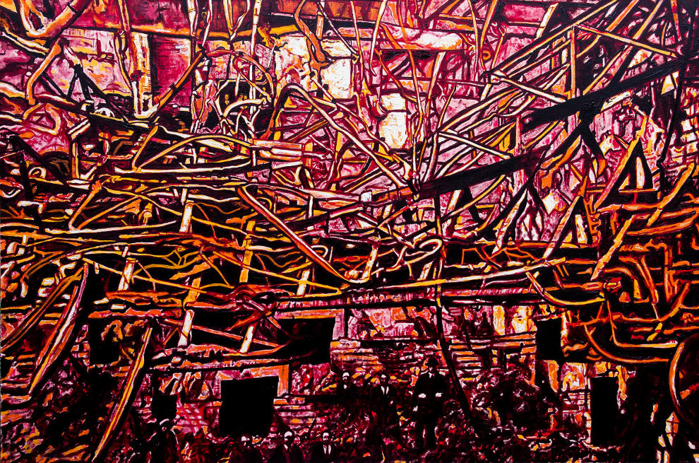 Paul-Woods-The-Theatre-150x100cm-oil-on-canvas-2015